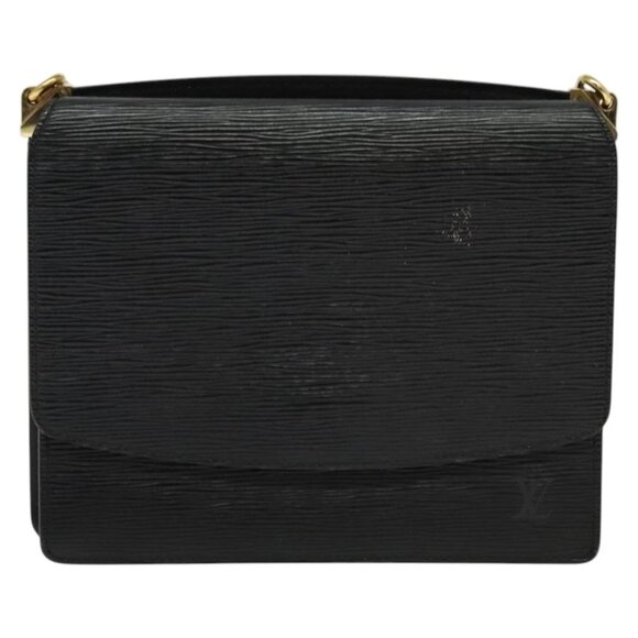 LOUIS VUITTON Epi Grenel Shoulder Bag Black M52362 LV Auth 139883 - Picture 10 of 16